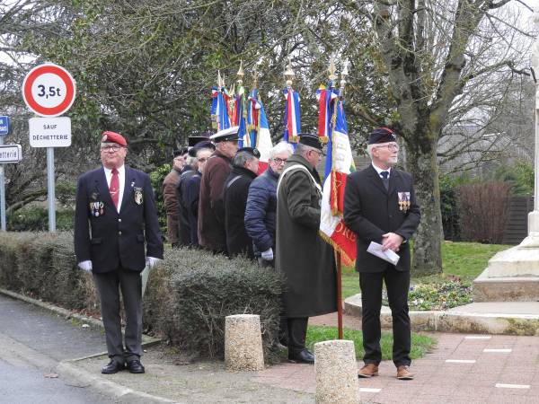 Joël Margoux, the master of ceremonies, and Bruno Duteil, the organizer of the event in Neuvy-Pailloux